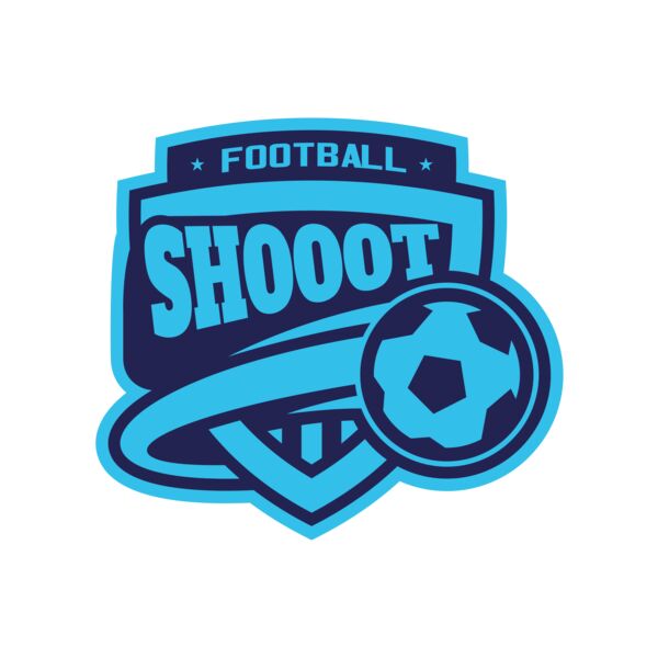 Shoot Football logo template Thumbnail