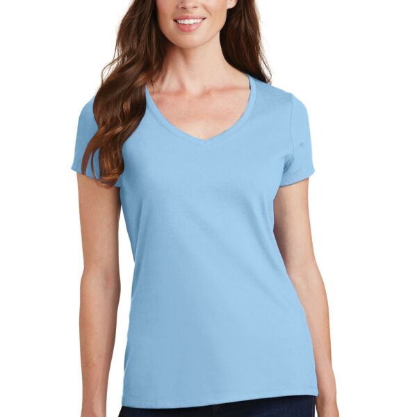 Women's Fan Favorite V Neck Tee - LPC450V Thumbnail