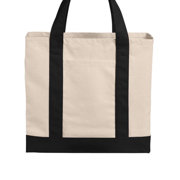 Cotton Canvas Two Tone Tote - BG429 Thumbnail