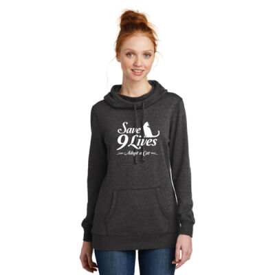 Ladies Light Weight Hooded Sweatshirt Thumbnail
