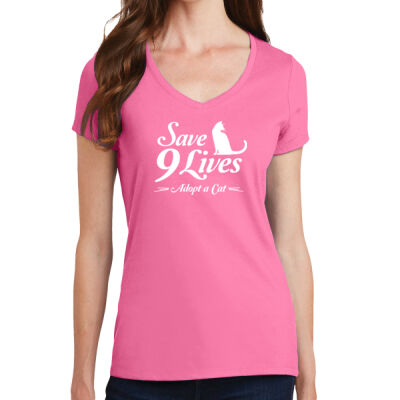 Ladies short sleeve cotton tee Thumbnail