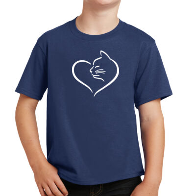 Cat Heart Youth T-shirt Thumbnail