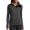 Ladies Sport Wick ® Stretch 1/2 Zip Pullover Thumbnail