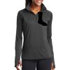 Ladies Sport Wick ® Stretch 1/2 Zip Pullover Thumbnail