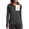 Ladies Sport Wick ® Stretch 1/2 Zip Pullover Thumbnail