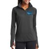 Ladies Sport Wick ® Stretch 1/2 Zip Pullover Thumbnail