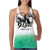  Next Level Ombre Burnout Racerback Tank Thumbnail