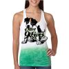  Next Level Ombre Burnout Racerback Tank Thumbnail