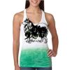  Next Level Ombre Burnout Racerback Tank Thumbnail