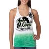  Next Level Ombre Burnout Racerback Tank Thumbnail