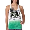  Next Level Ombre Burnout Racerback Tank Thumbnail