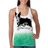  Next Level Ombre Burnout Racerback Tank Thumbnail