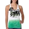  Next Level Ombre Burnout Racerback Tank Thumbnail