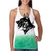  Next Level Ombre Burnout Racerback Tank Thumbnail