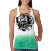  Next Level Ombre Burnout Racerback Tank Thumbnail