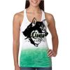  Next Level Ombre Burnout Racerback Tank Thumbnail