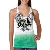  Next Level Ombre Burnout Racerback Tank Thumbnail