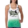  Next Level Ombre Burnout Racerback Tank Thumbnail
