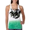  Next Level Ombre Burnout Racerback Tank Thumbnail