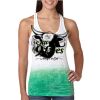  Next Level Ombre Burnout Racerback Tank Thumbnail