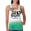  Next Level Ombre Burnout Racerback Tank Thumbnail