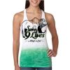  Next Level Ombre Burnout Racerback Tank Thumbnail
