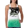  Next Level Ombre Burnout Racerback Tank Thumbnail