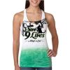  Next Level Ombre Burnout Racerback Tank Thumbnail