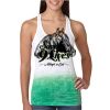  Next Level Ombre Burnout Racerback Tank Thumbnail