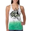  Next Level Ombre Burnout Racerback Tank Thumbnail