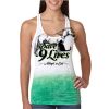  Next Level Ombre Burnout Racerback Tank Thumbnail