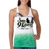  Next Level Ombre Burnout Racerback Tank Thumbnail
