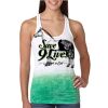  Next Level Ombre Burnout Racerback Tank Thumbnail