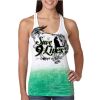 Next Level Ombre Burnout Racerback Tank Thumbnail