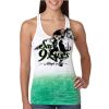  Next Level Ombre Burnout Racerback Tank Thumbnail