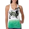  Next Level Ombre Burnout Racerback Tank Thumbnail