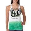  Next Level Ombre Burnout Racerback Tank Thumbnail