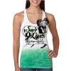  Next Level Ombre Burnout Racerback Tank Thumbnail