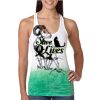  Next Level Ombre Burnout Racerback Tank Thumbnail