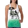  Next Level Ombre Burnout Racerback Tank Thumbnail