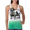  Next Level Ombre Burnout Racerback Tank Thumbnail