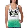  Next Level Ombre Burnout Racerback Tank Thumbnail
