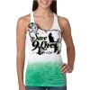  Next Level Ombre Burnout Racerback Tank Thumbnail
