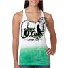  Next Level Ombre Burnout Racerback Tank Thumbnail