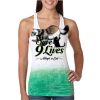  Next Level Ombre Burnout Racerback Tank Thumbnail