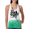  Next Level Ombre Burnout Racerback Tank Thumbnail