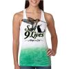  Next Level Ombre Burnout Racerback Tank Thumbnail