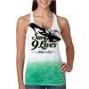  Next Level Ombre Burnout Racerback Tank Thumbnail