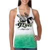  Next Level Ombre Burnout Racerback Tank Thumbnail
