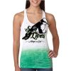  Next Level Ombre Burnout Racerback Tank Thumbnail